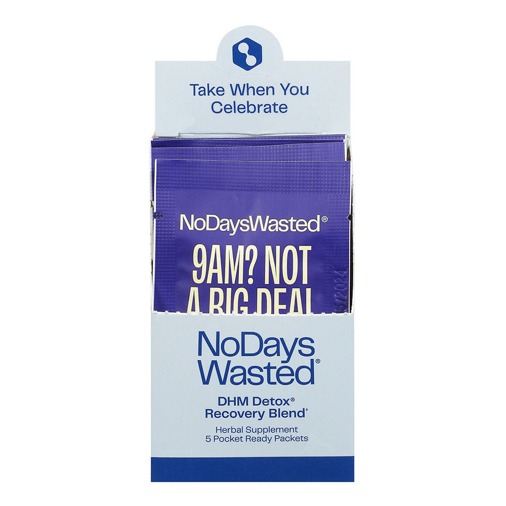 No Days Wasted DHM Detox Recovery Blend Capsules, 5 Ea